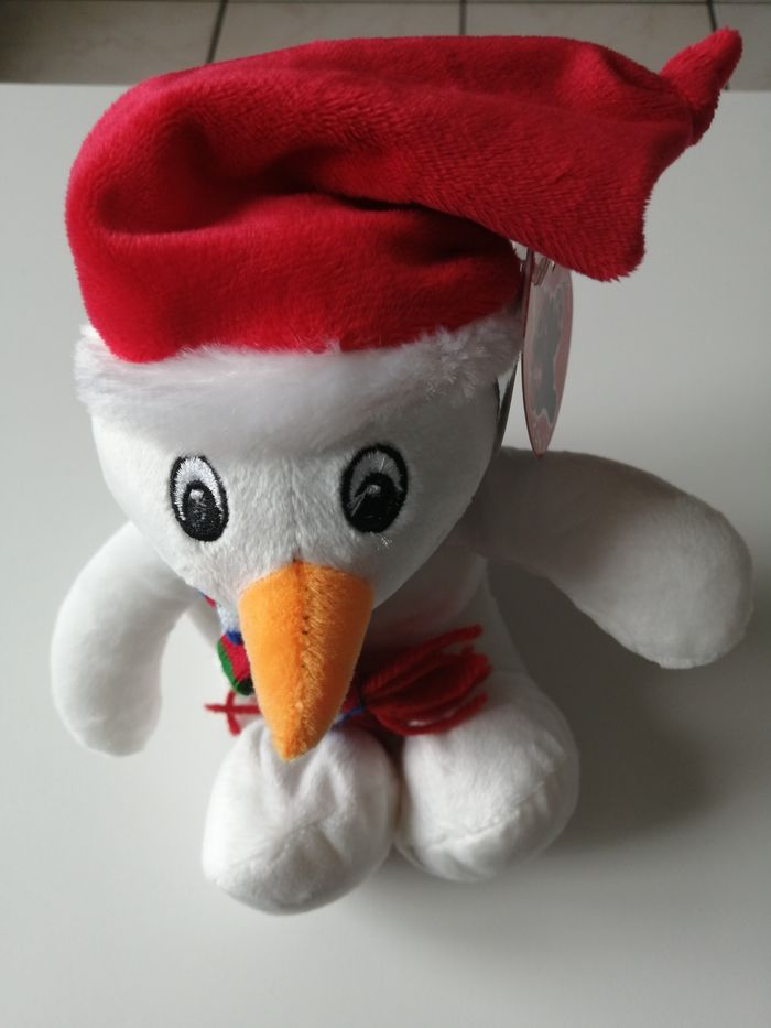peluche bonhomme de neige - photo numéro 2