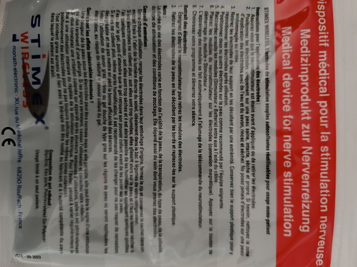 Lot de 40 électrodes de stimulation souples autocollantes  Stimex Wireless - photo numéro 6