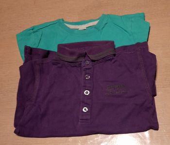 Lot de 2 t-shirts longues manches garçon 122-128
