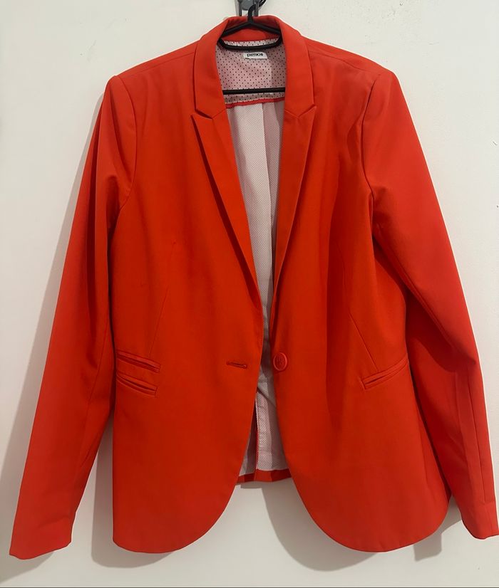 ❤️ Blazer rouge femme – Taille S - photo numéro 3