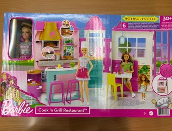 Barbie Cook ‘n Grill Restaurant – Neuf jamais déballé