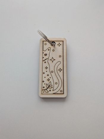 Porte clés neuf motif chat