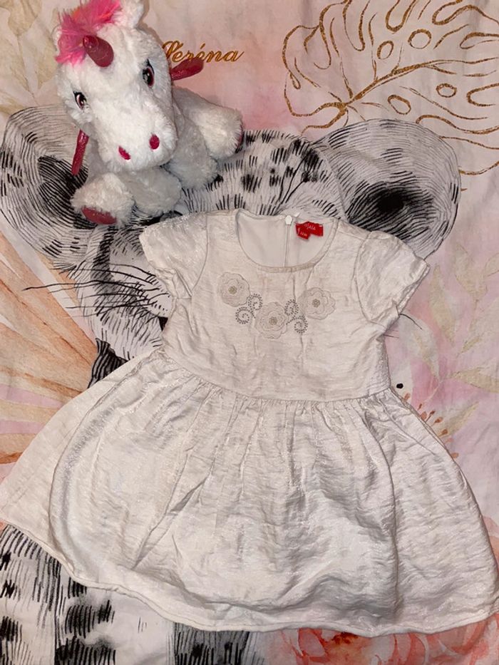 Robe à reflets irisé m, taille 12 mois, marque Tissaia.