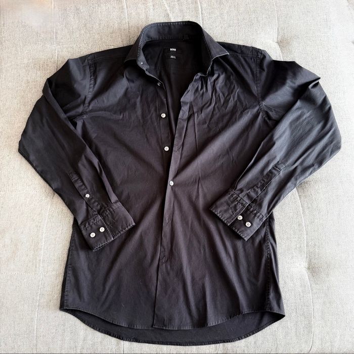Chemise homme Hugo Boss noir - photo numéro 4