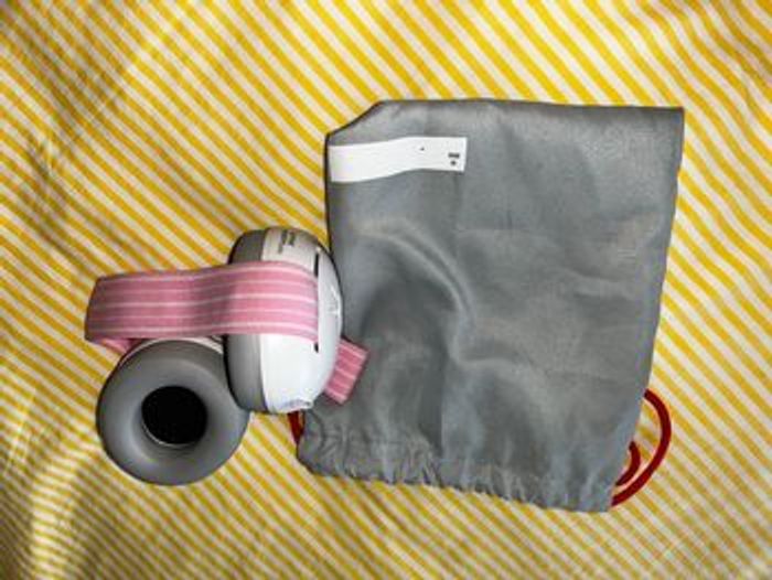 Pair de casques antibruit protection ouïe bébés Alpine rose - photo numéro 2