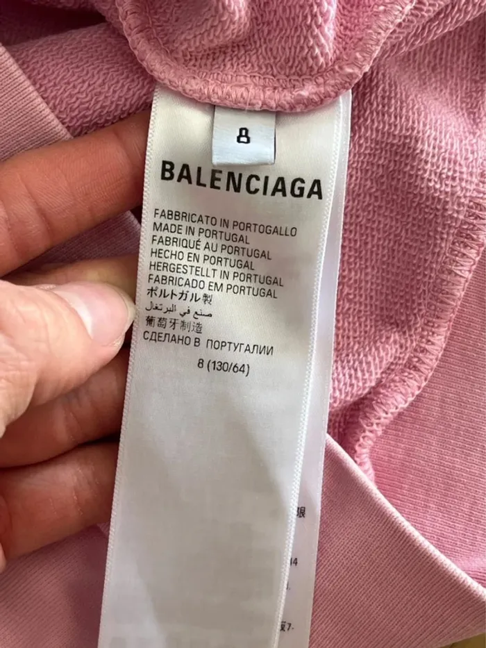 Sweat rose pâle Balenciaga - photo numéro 5