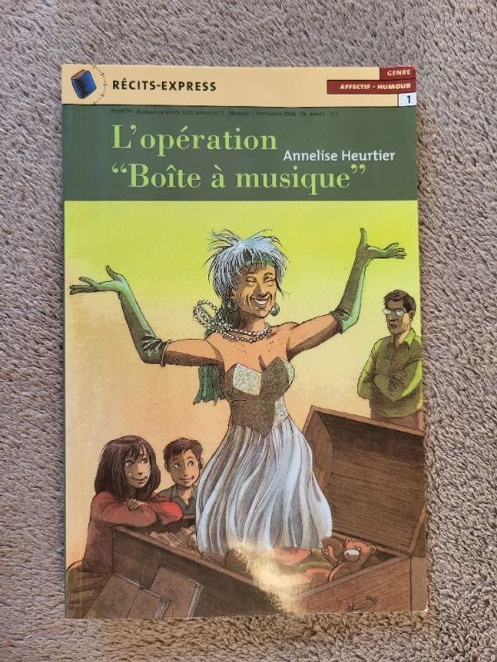 Livre L'opération boîte à musique