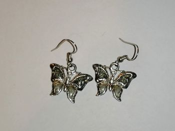 Boucles d'oreilles papillon