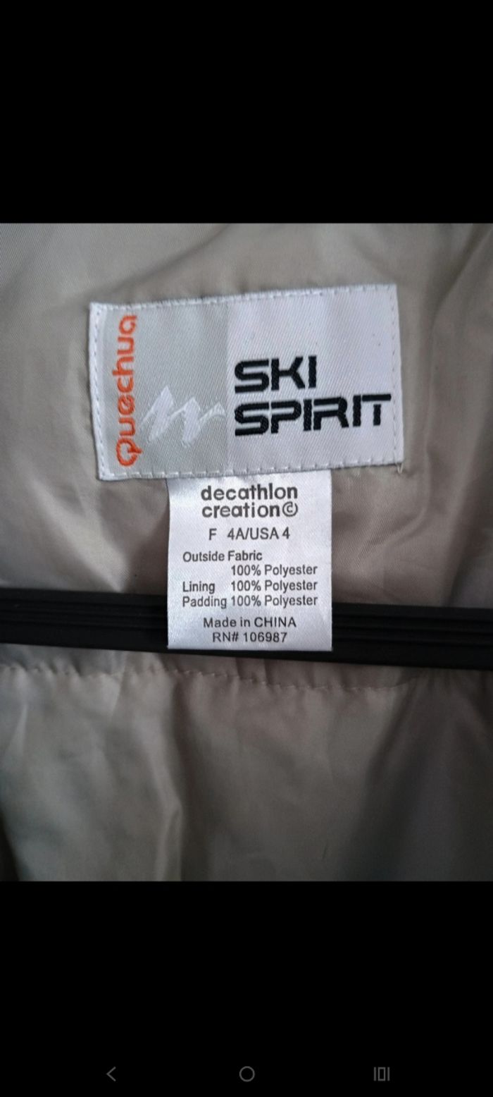Combinaison de ski plus ensemble anti-froid 4 ans - photo numéro 5