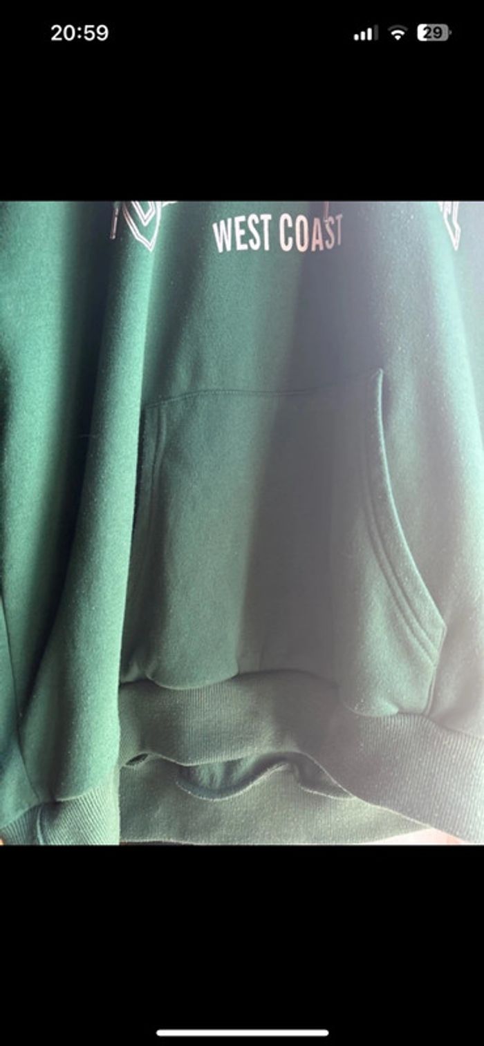 Sweat à capuche vert SHEIN - photo numéro 3