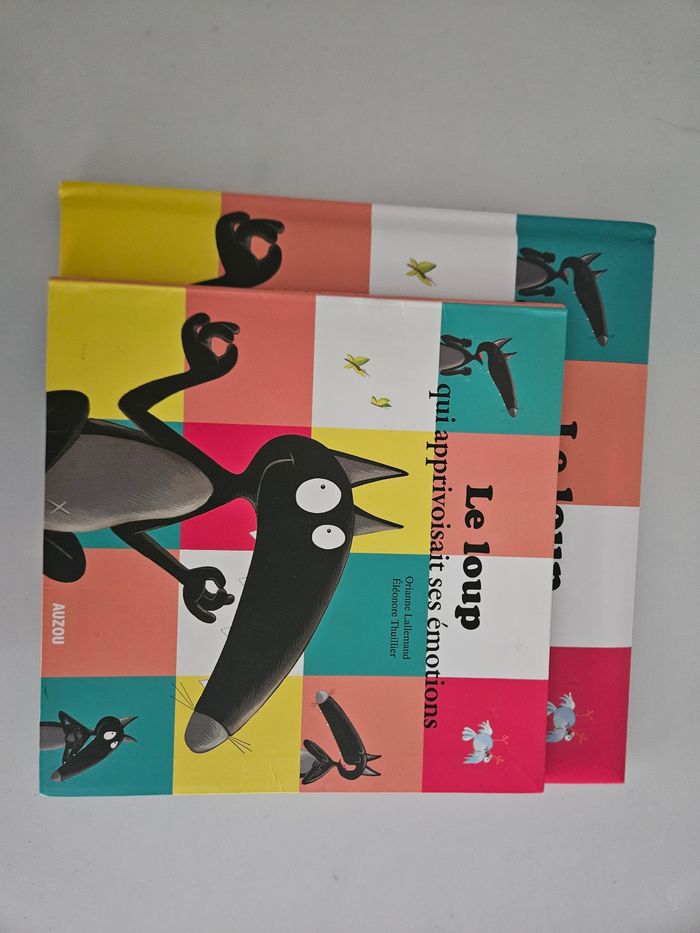 Livre AUZOU, Le loup qui apprivoisait ses émotions, version GRAND FORMAT, NEUF - photo numéro 10
