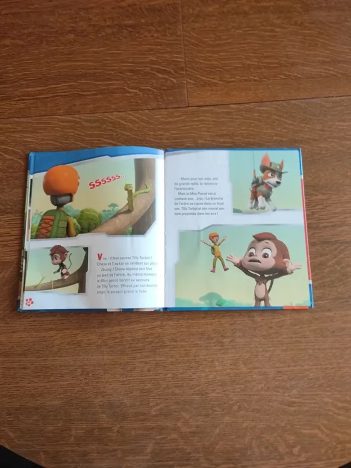 Livre paw patrol sauvetage sur une tyrolienne - photo numéro 15