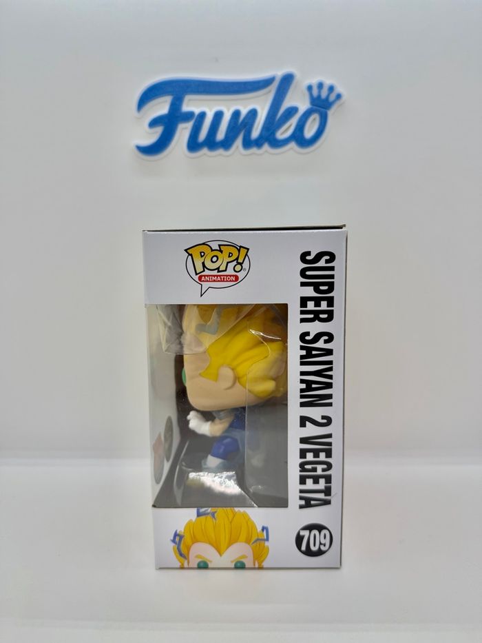 Funko Pop Dragon Ball Super Saiyan 2 Vegeta 709 Glow Chase PX 🇺🇸 - photo numéro 3