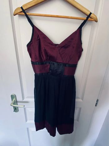 Robe Bonprix noire et bordeaux taille 36 🌺