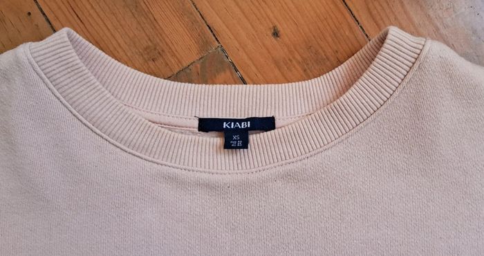 Sweat femme rose kiabi taille xs - photo numéro 3