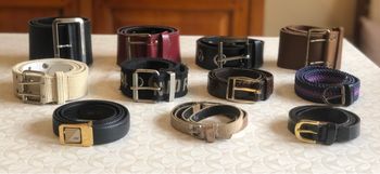 Lot de de 11 Ceintures femme vintage taille 38/40