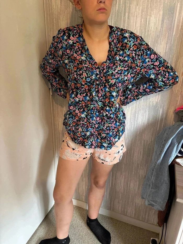 Chemise fleurie taille 44 marque esprit•