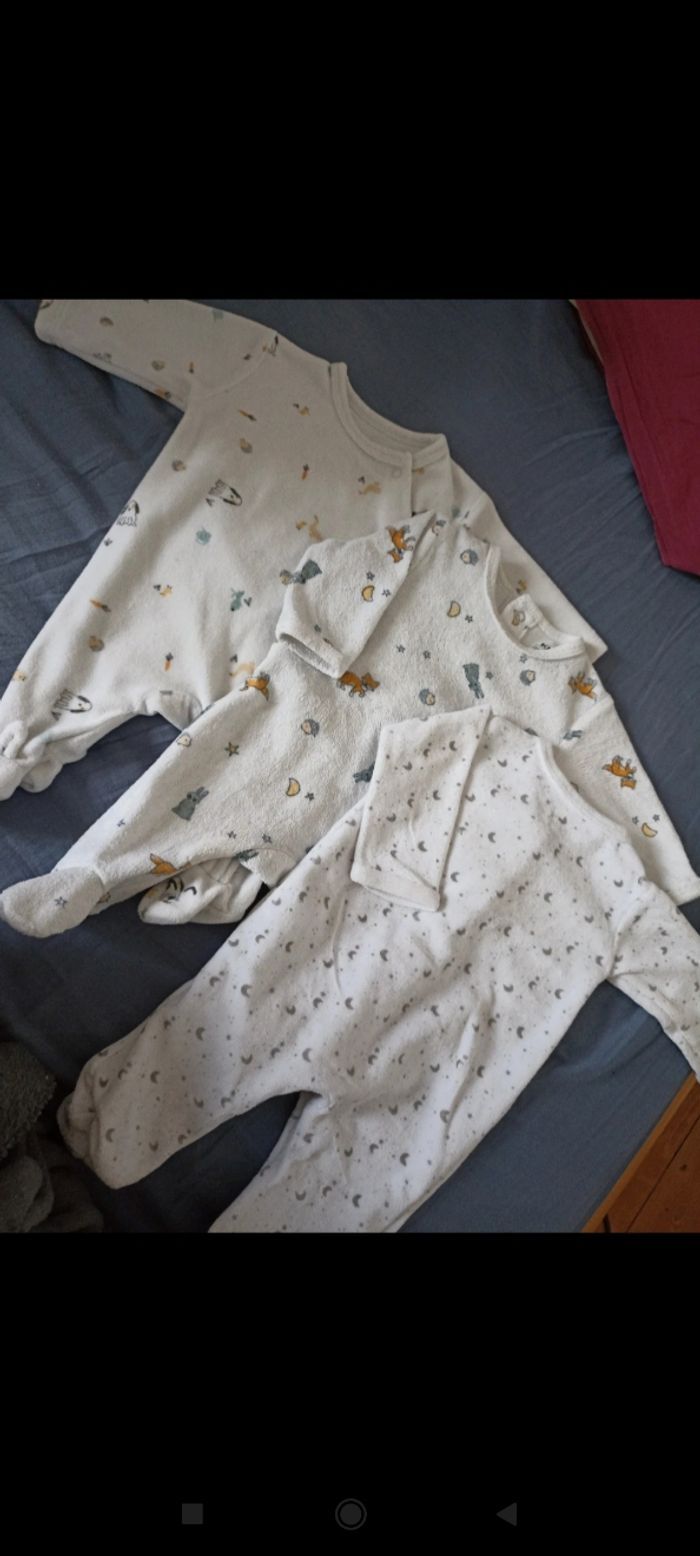 Lot pyjama 1 mois
