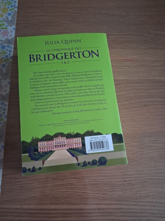 Roman la chronique des Bridgerton tome 1 et 2 - photo numéro 2
