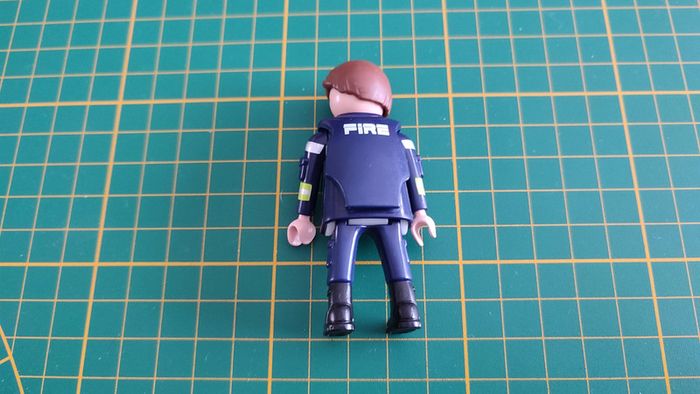 Personnage pompier pièce détachée Playmobil #C44 - photo numéro 2