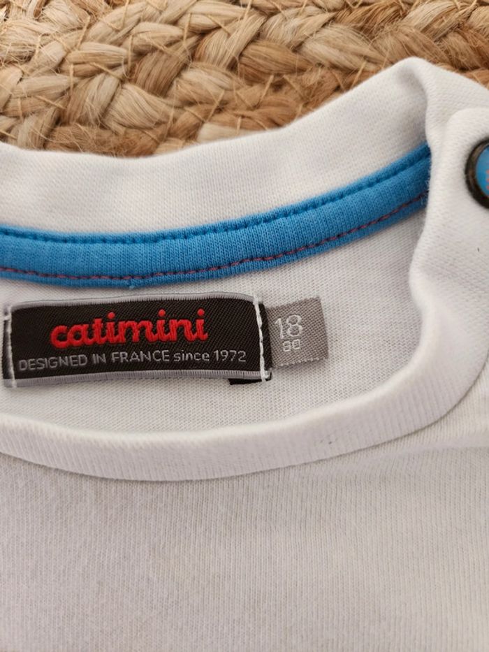 Tee shirt blanc catimini - photo numéro 4