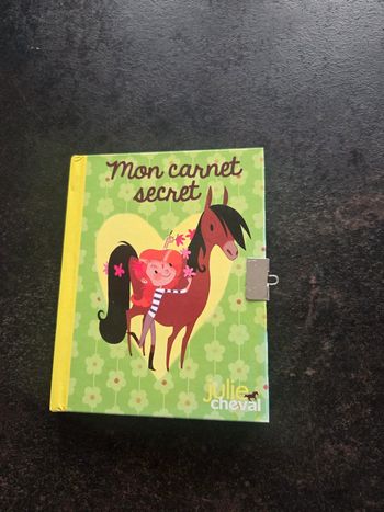 Journal intime carnet bloc note cheval