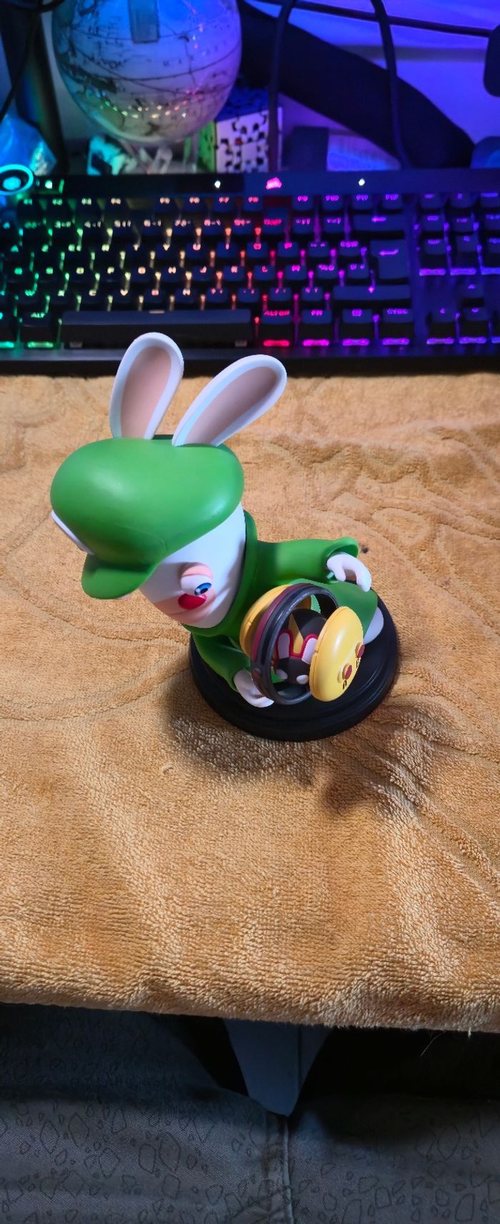 Figurine Luigi Lapin du Jeu Vidéo : Mario + Lapins Crétins Kingdom Battle - photo numéro 4