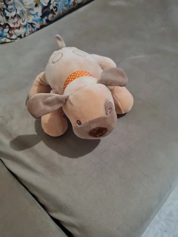 Peluche doudou chien toute douce