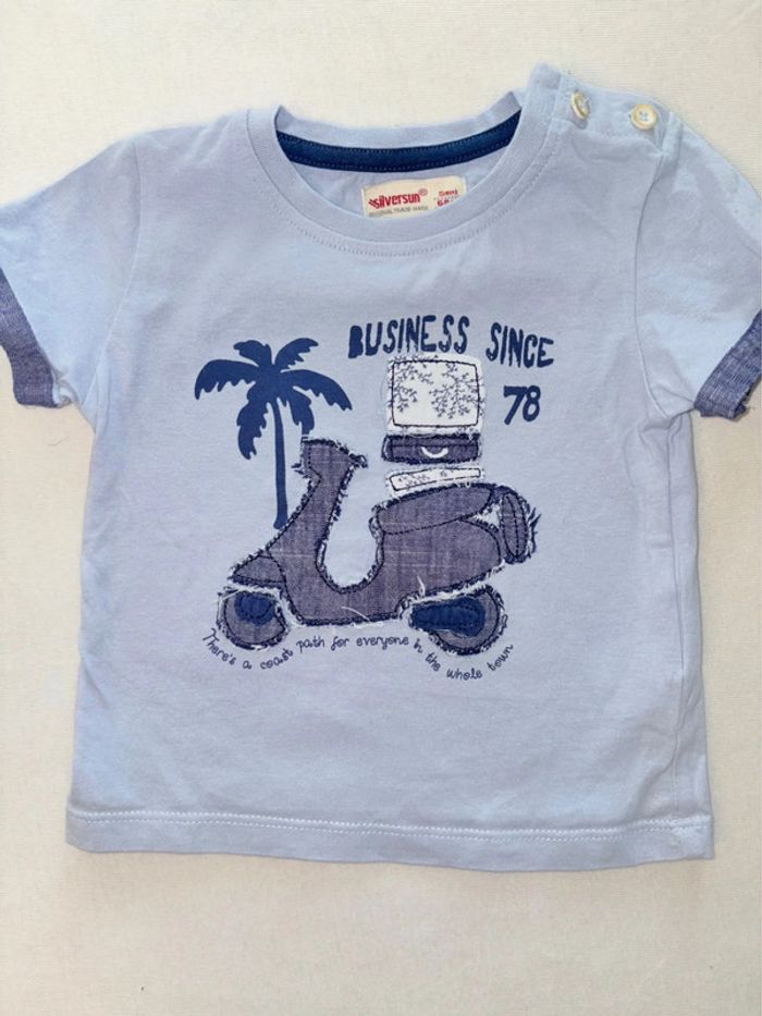 Ensemble t-shirt et short 6 mois - photo numéro 3