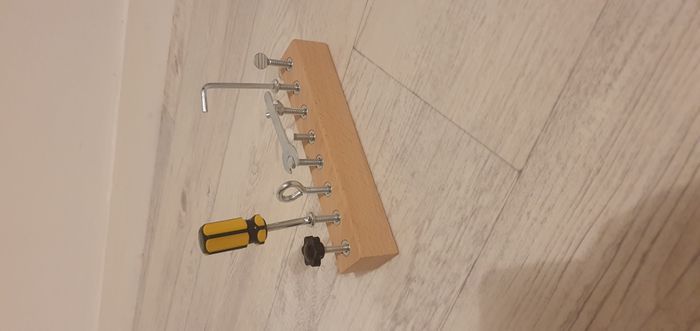 Jeu de motricité fine en bois - Atelier de bricolage - photo numéro 4