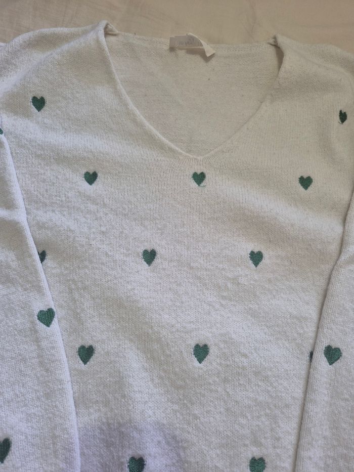 Pull motif cœur