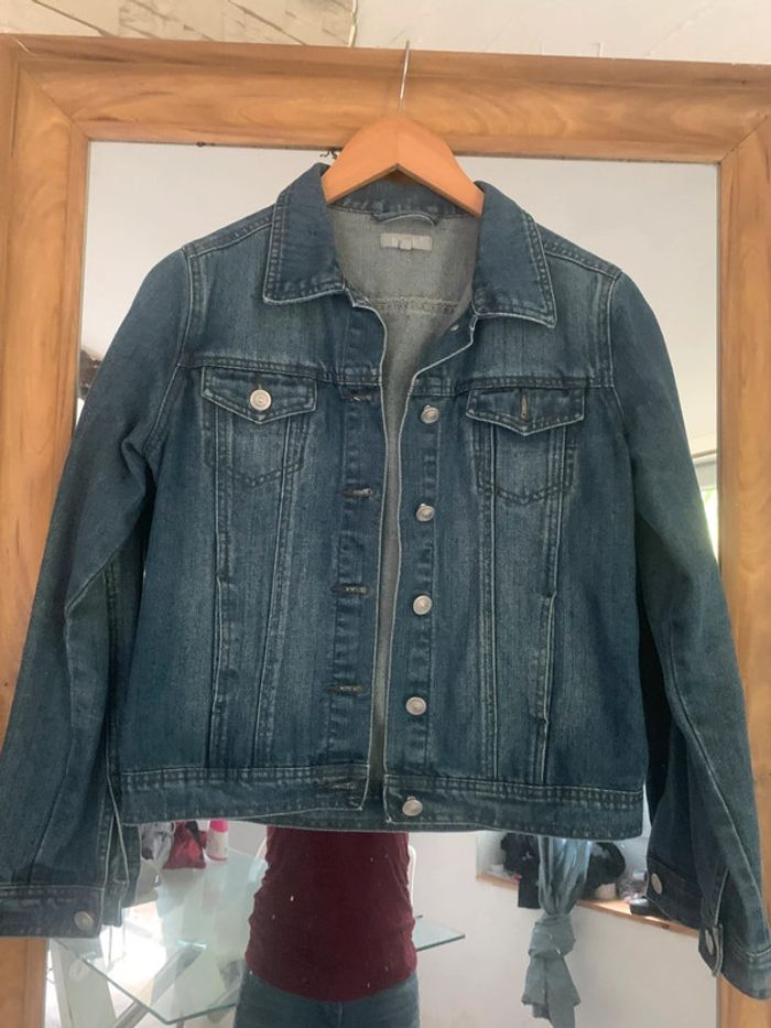 Veste B n K en jean taille 36 coupe droite - photo numéro 2