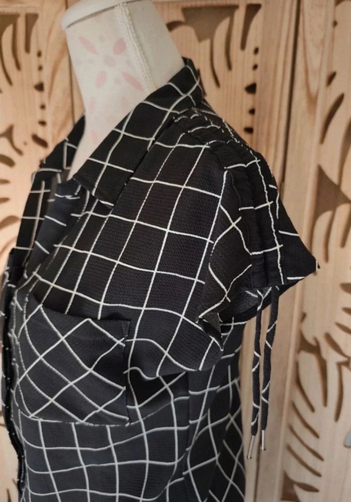 Robe à carreaux col chemise T XS Bonobo - photo numéro 7