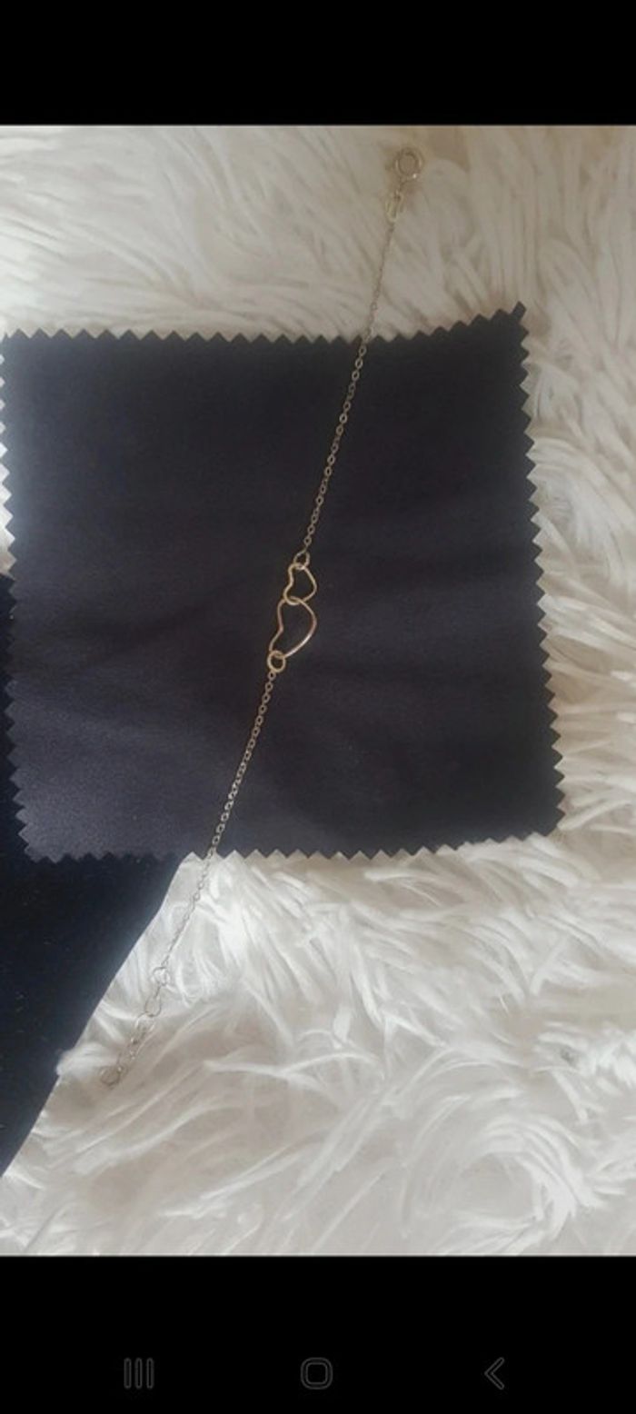 Bracelet cœur argent - photo numéro 3