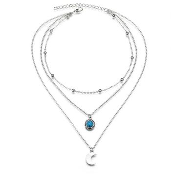 Collier multirang en laiton sans nickel et sans plomb