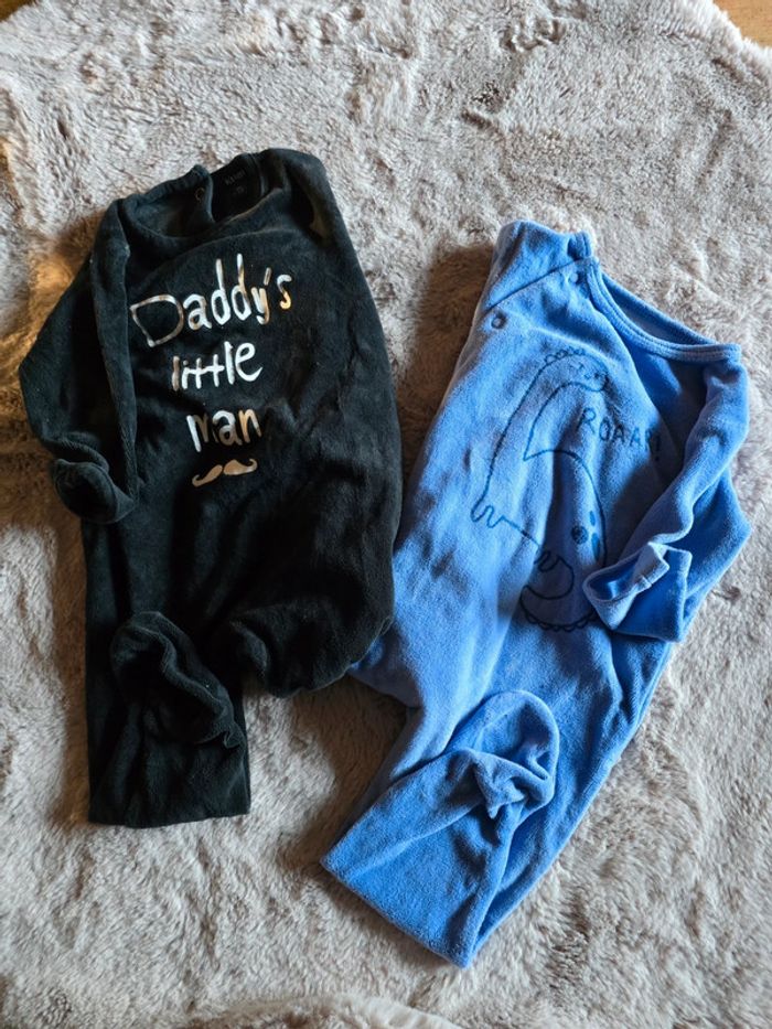 Lot de deux pyjamas hiver