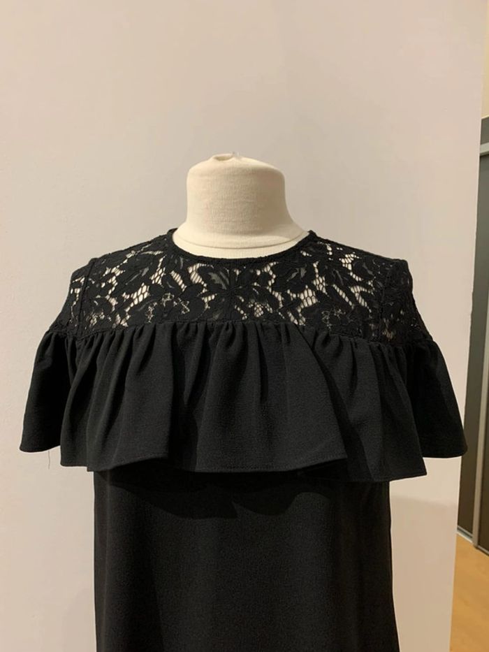 Superbe Robe noire avec dentelle 🌸 34 XS - photo numéro 2
