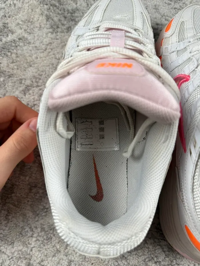 Nike P-6000 Running Digital Pink - White & Orange & Pink - photo numéro 16