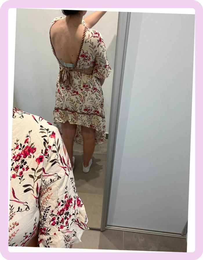 Robe Fleurie Crème – Pretty Summer – Taille M 👗 - photo numéro 6