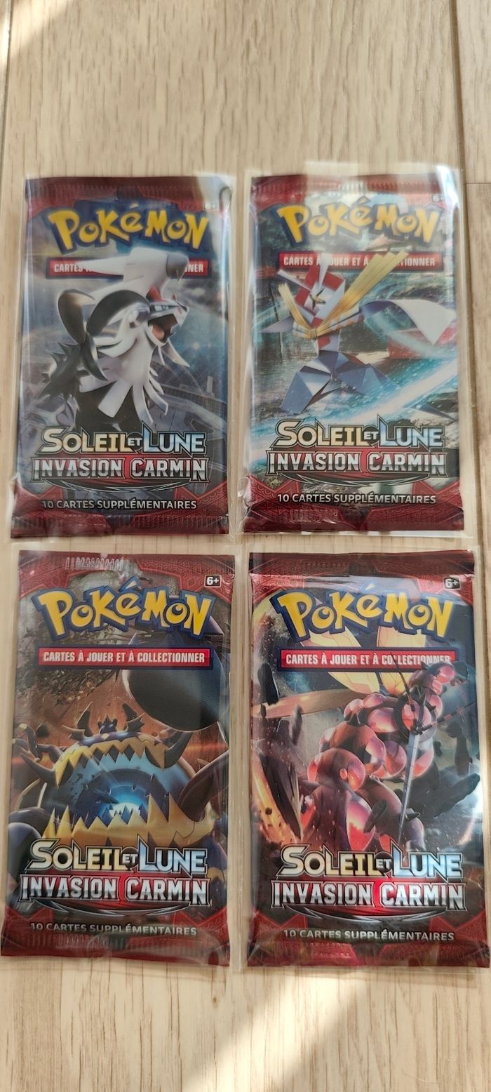Booster pokemon soleil et lune