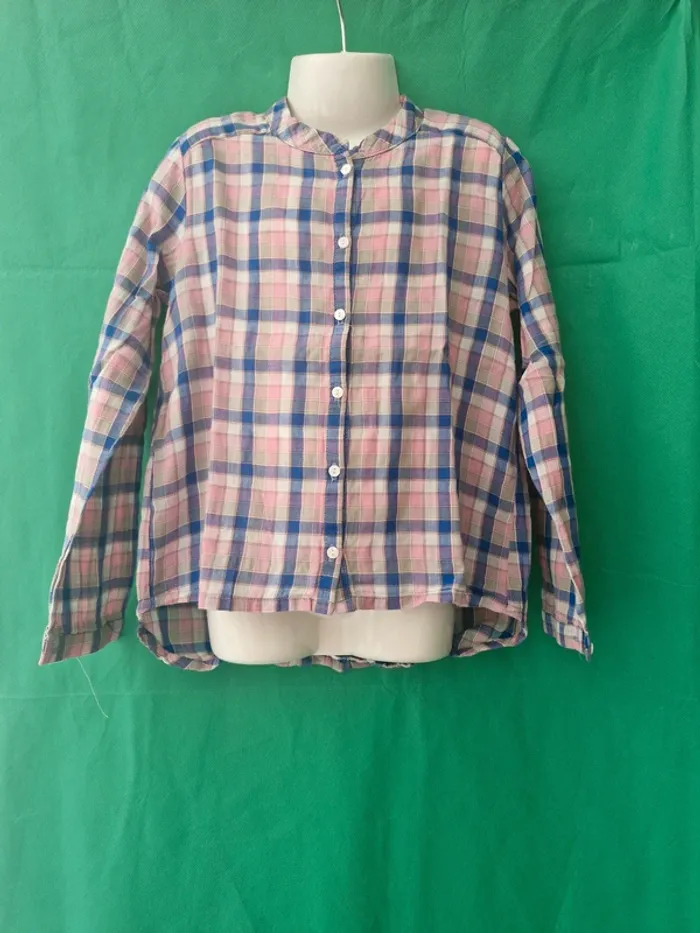 Chemise à carreaux manches longues 7-8 ans 128 cm Zara Kids