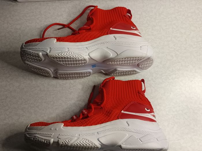 Sneakers DB Shark homme Basso Exclusive rouge taille 39 avec lacets - photo numéro 4