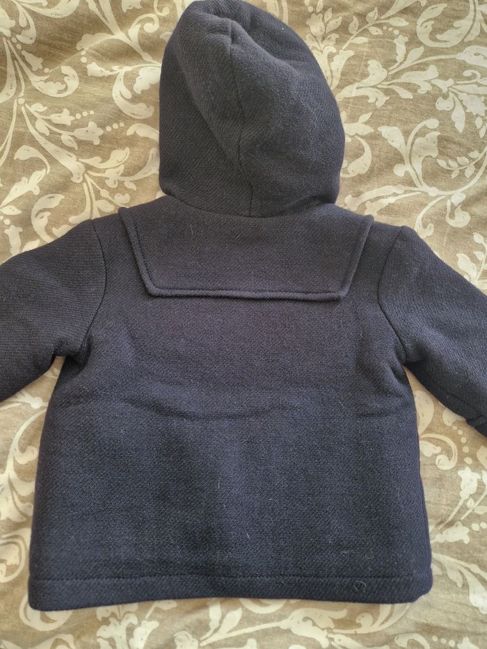 Manteau hiver bleu marine, Zara, taille 9-12 mois - photo numéro 2