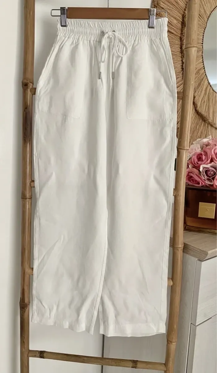Pantalon blanc Zara - photo numéro 2