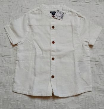 Kiabi chemise lin coton 4 ans