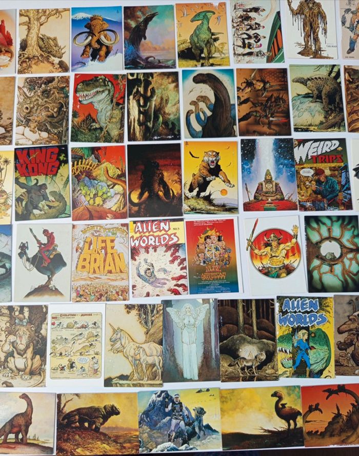 Lot cartes lost worlds by william stout - photo numéro 4