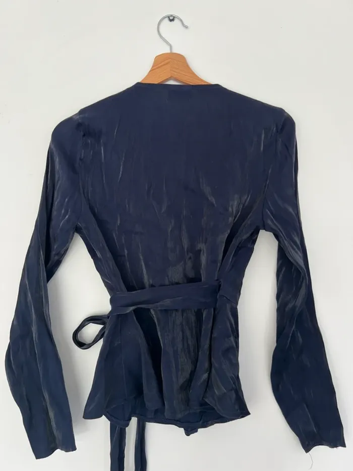 Blouse col V femme Villa - photo numéro 3