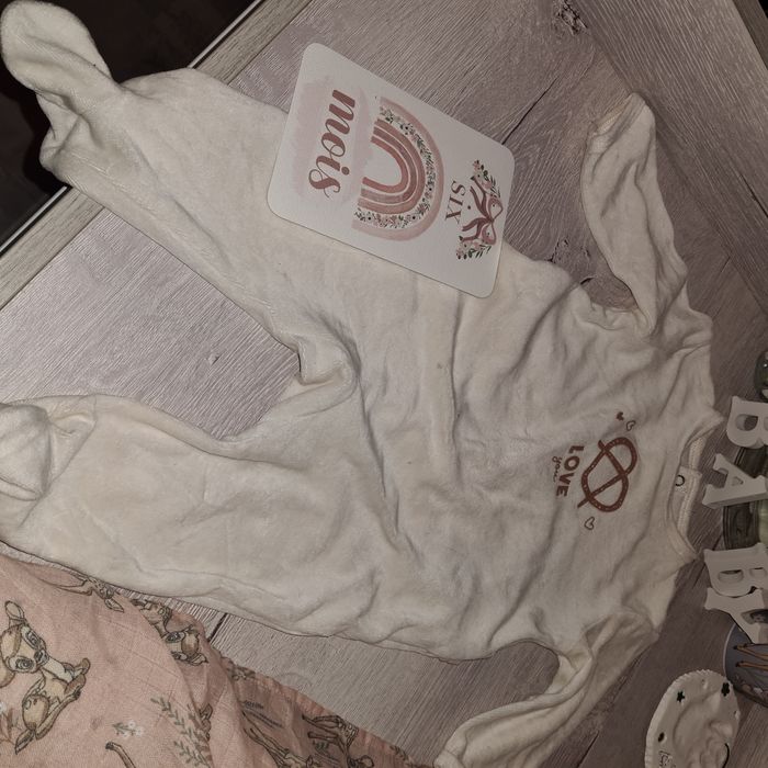 Pyjama velours mixte 6 mois kiabi