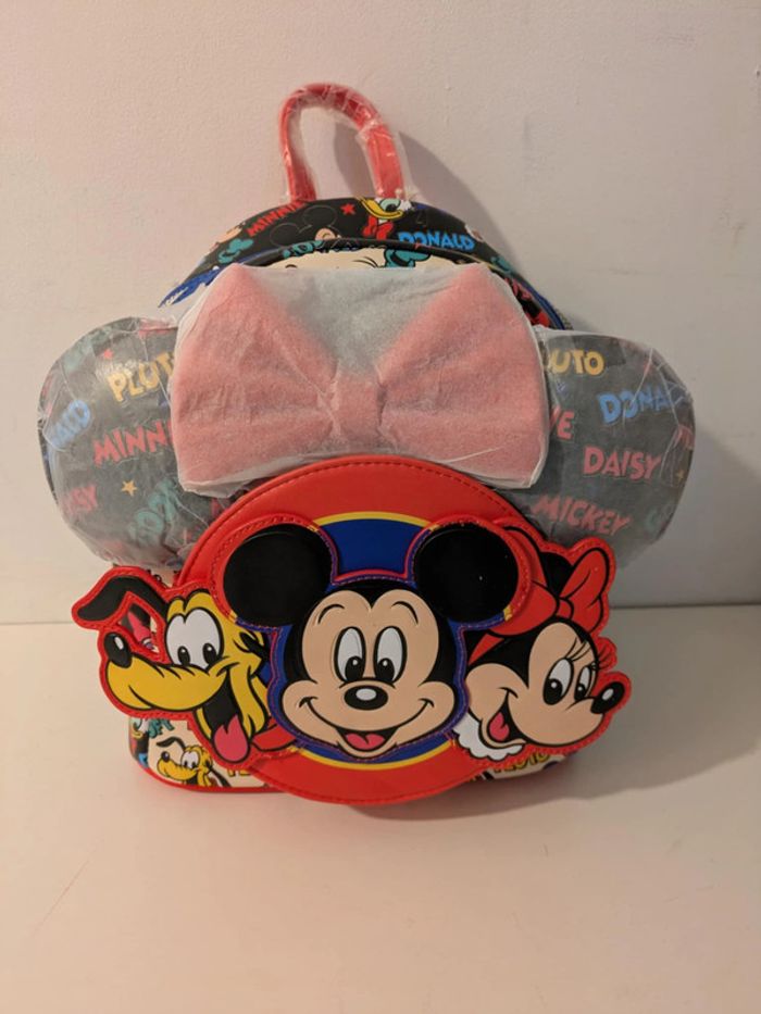 Sac à dos Loungefly Mickey et amis avec serre-tete