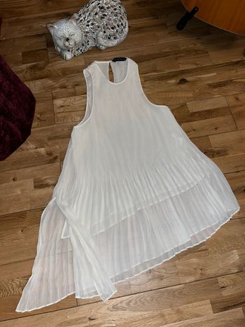 Belle blouse tunique blanche Zara très bon état M